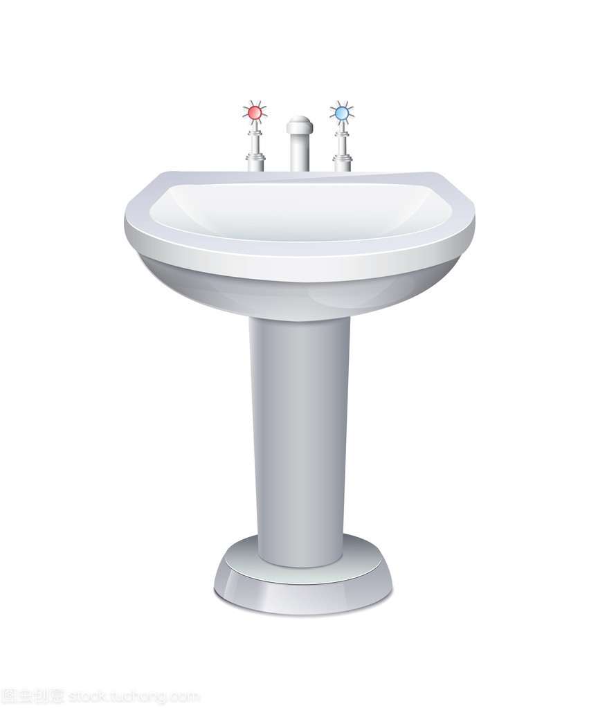 洗脸盆与白水龙头