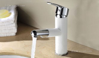 汉派全铜无铅冷热水龙头,抽拉式台上盆坐式龙头,单把单孔镀铬龙头