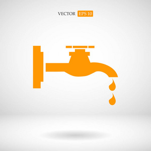 水龙头图标矢量