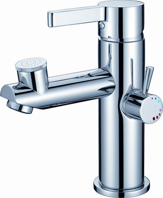 【法赛特 上出水 豪华高档全铜面盆冷热龙头 上喷面盆节水龙头】价格,厂家,图片,水龙头/水嘴,佛山市佳何卫浴-